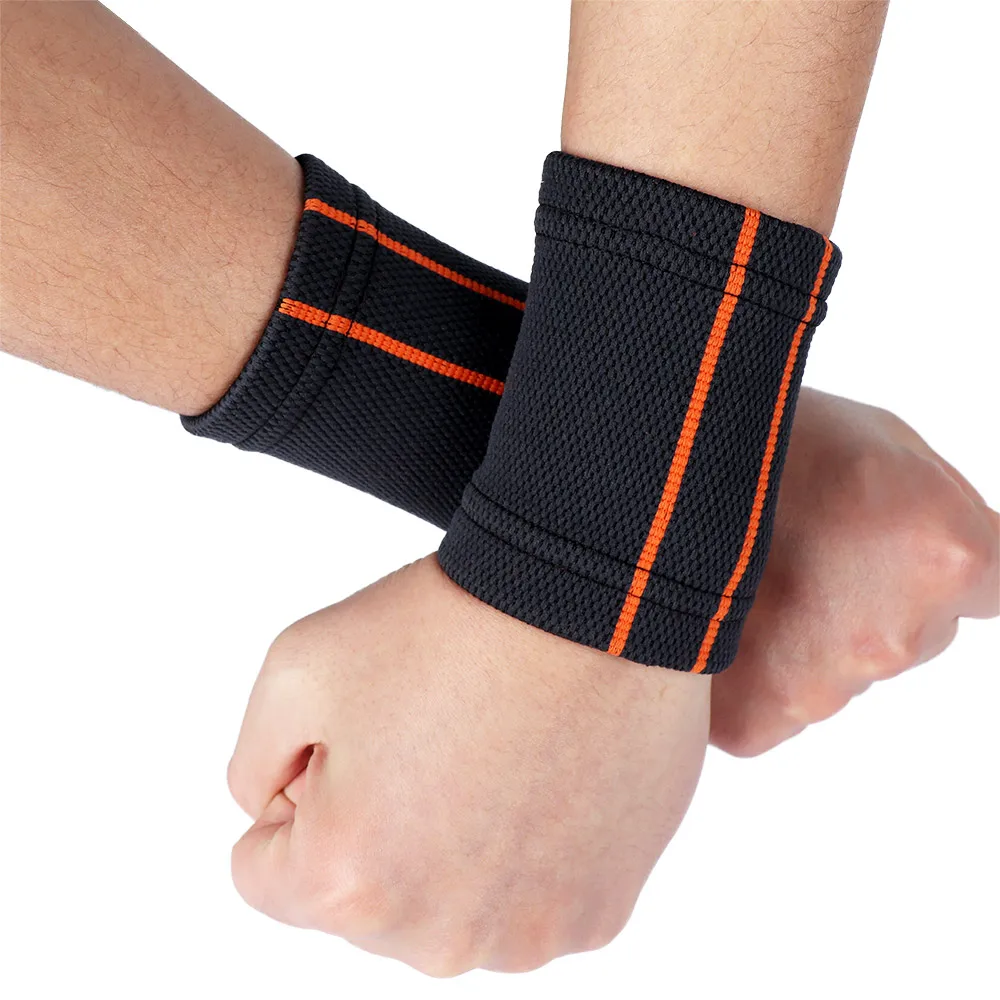 1PC Elastic Sport Bandage Wristband Breathable Knitted Sports Fitness