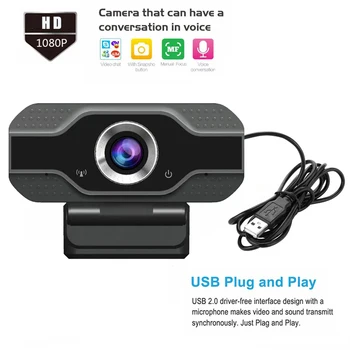 

080P Webcam Autofocus Web Camera 2 Megapixel Adjust The Angle According Video Call Computer Peripheral Camera HD Webcams Desktop