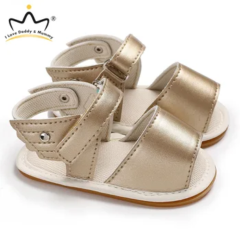 

Summer Baby Sandals Solid Color Angel Wings Soft PU Leather Baby Girl Sandals Non-slip Rubber Sole Baby Shoes Boy Girls Toddler