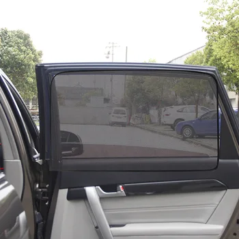 

Black Magnetic Car Sun Shade UV Protection Car Curtain Car Window Sunshade Side Window Mesh Sun Visor Summer Protection Window