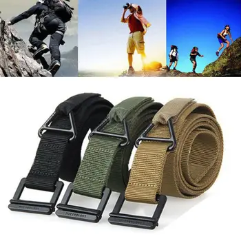 

Survival Adjustable Tactical Belt Combat Military Emergency Rescue Rigger Strap