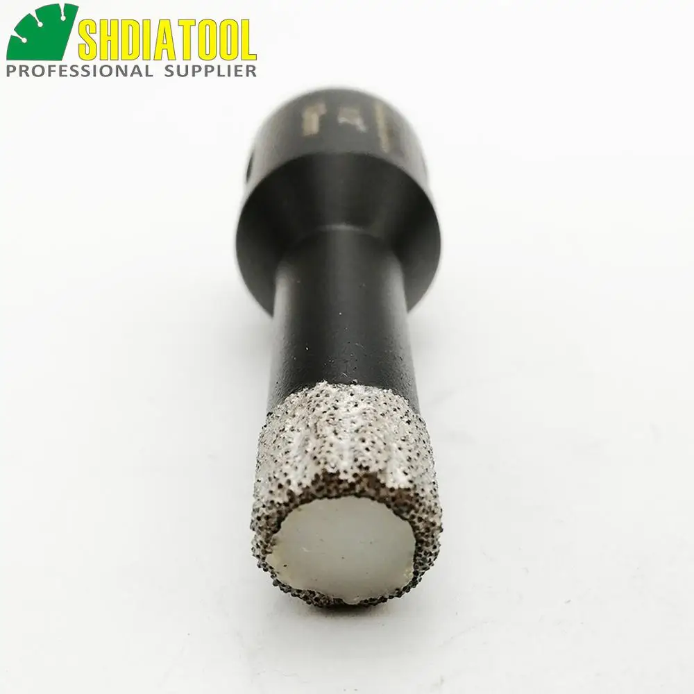 2pcs 13mm (1/2") Vacuum brazed diamond Dry drilling bits 5/8-11 connection coated diamond core bits for tile granite marble