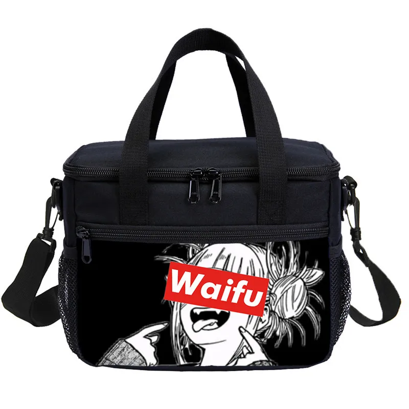 Малый мешок обеда мальчиков девочек Забавный мультфильм Sugoi Senpai аниме Waifu письмо 3D печать льда мешок изолированный тепловой Пикник Ланчбокс - Цвет: DODIB4076310-S1055