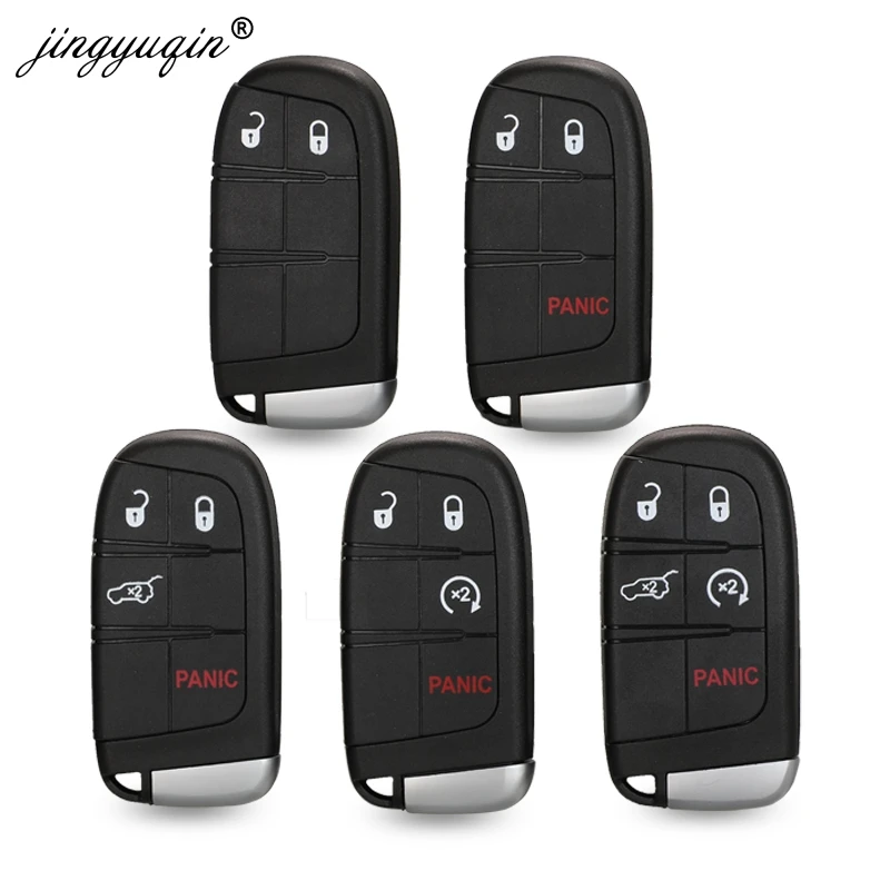 Чехол для автомобильного ключа jinyuqin 2/3/4/5BTN чехол Jeep Grand Cherokee Dodge Ram 1500 Journey Charger