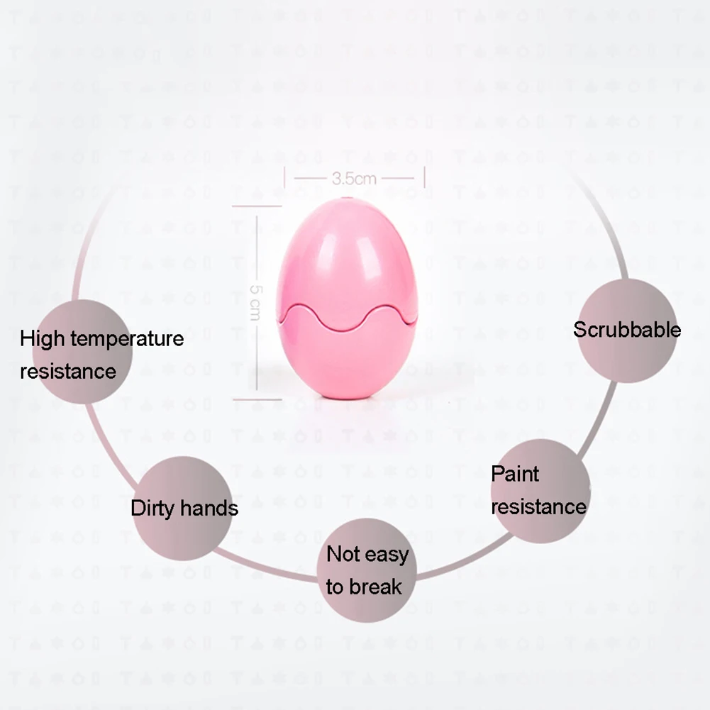 9 цветов в форме яйца детская живопись восковые мелки Штабелируемый захват каракули игрушка