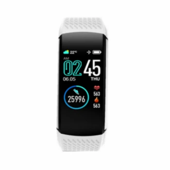 

New C18 male and female smart bracelet waterproof clock blood pressure heart rate monitor sleep analysis smart watch Android IOS
