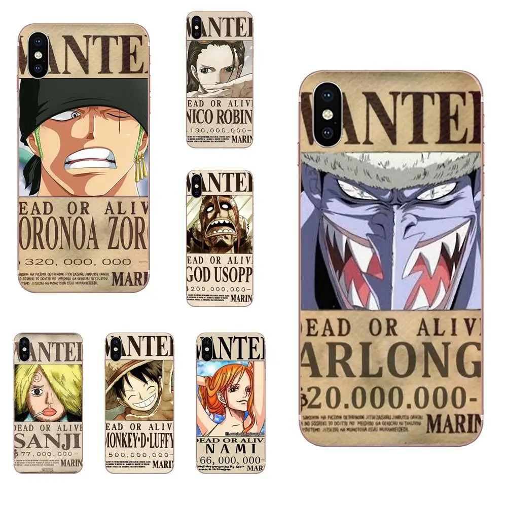 

One Piece Poster Clear Soft Shell For Xiaomi Redmi Mi 4 7A 9T K20 CC9 CC9e Note 7 9 Y3 SE Pro Prime Go Play
