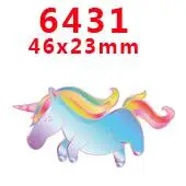 30 шт мультяшный персонаж плоское украшение из смолы PR 6330 - Цвет: 6431