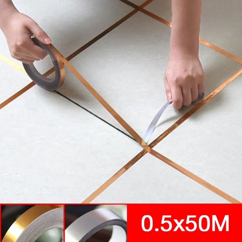 Tegel Decoratie Landscaping Lijn Stickers Voor Floor Woonkamer Badkamer