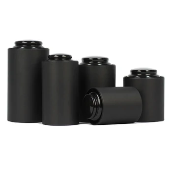 

Xin Jia Yi Packaging Tea Coffee Sugar Tin Container Glossy Tea Packing Black Tin ContainerRound Tin Tank For Oil Paint Package