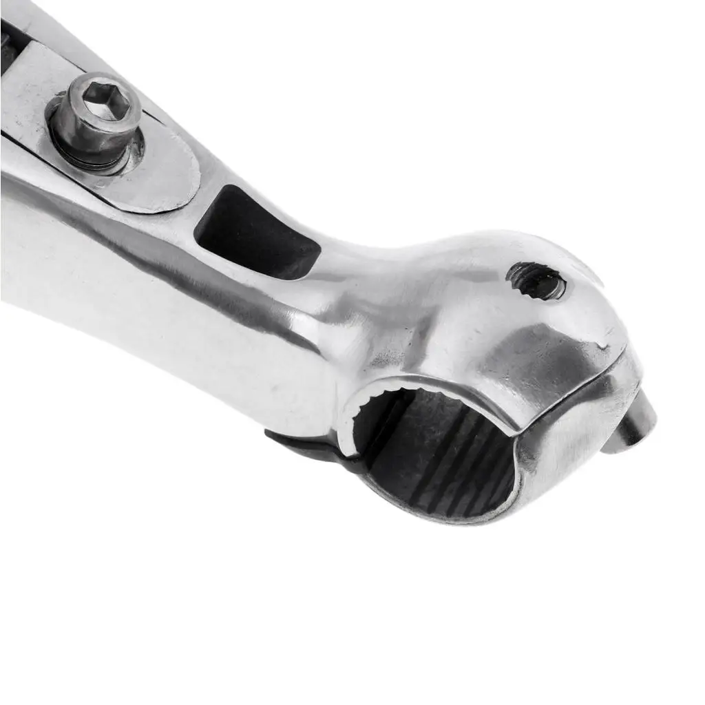 silver bike stem