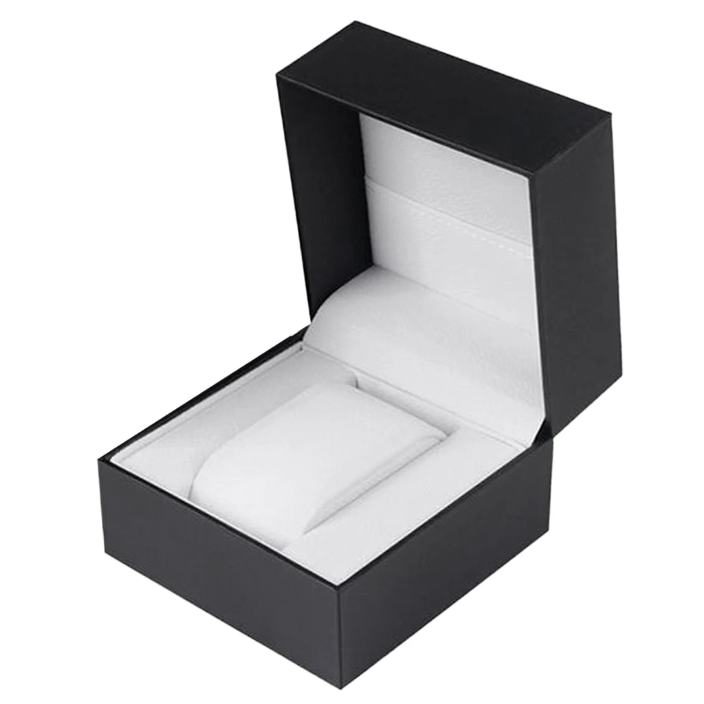 Luxury Single Watch Box Storage Case Wristwatch Package Display 10x10x7.5cm
