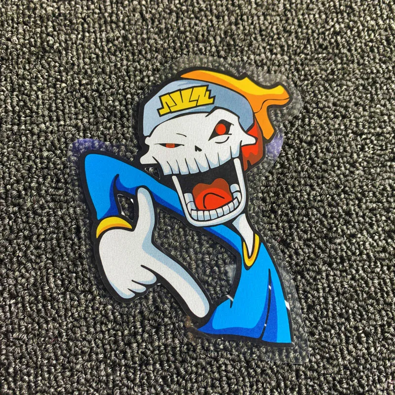 Small Size Cartoon Waterproof Reflective PVC Sticker is Suitable for Car Motorcycle Electric Car Suitcase Refrigerator