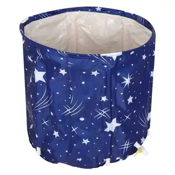 

Folding Bathing Tub Bath Bucket Durable Bathroom for Children Home Adults