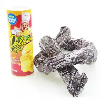 

Potato Chip Snake in a Can Gag Gift Prank Funny Scary Shocked Toy for April Fools' Day and Halloween