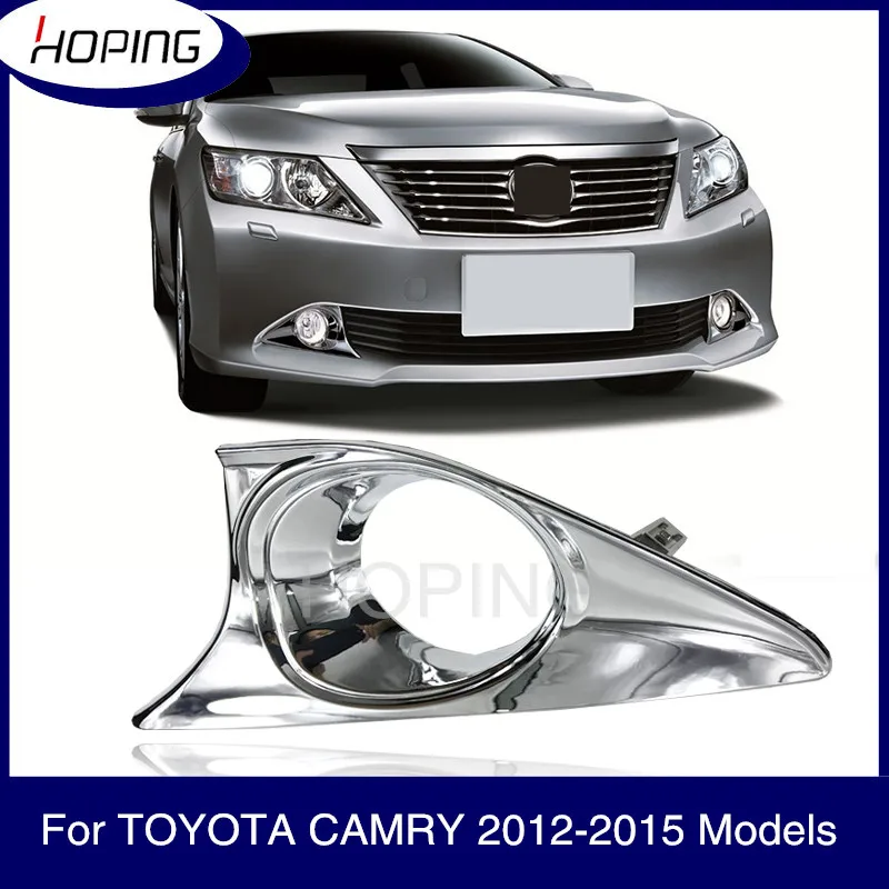 

Надеясь, передний бампер, противотумансветильник фара, крышка для TOYOTA CAMRY 2012, 2013, 2014, ABS, хромированная, противотуманная фара
