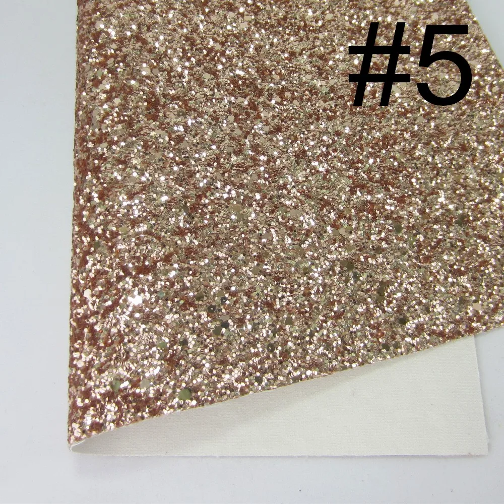 " x 11,8" Розовое Золото Блеск Ткань и личи текстурированная искусственная кожа лист наборы для DIY обувь hairbow ткань HD027