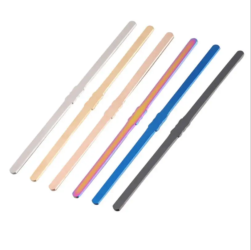 

5pcs/Lot DIY C Open Cuff Bangle Mirror Polished Stainless Steel Rectangle Blank Bar Charms Can lettering 6*152mm