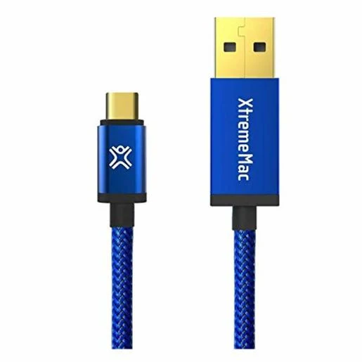 XtremeMac Reversible USB-C to USB-A 1,2 m- Blue