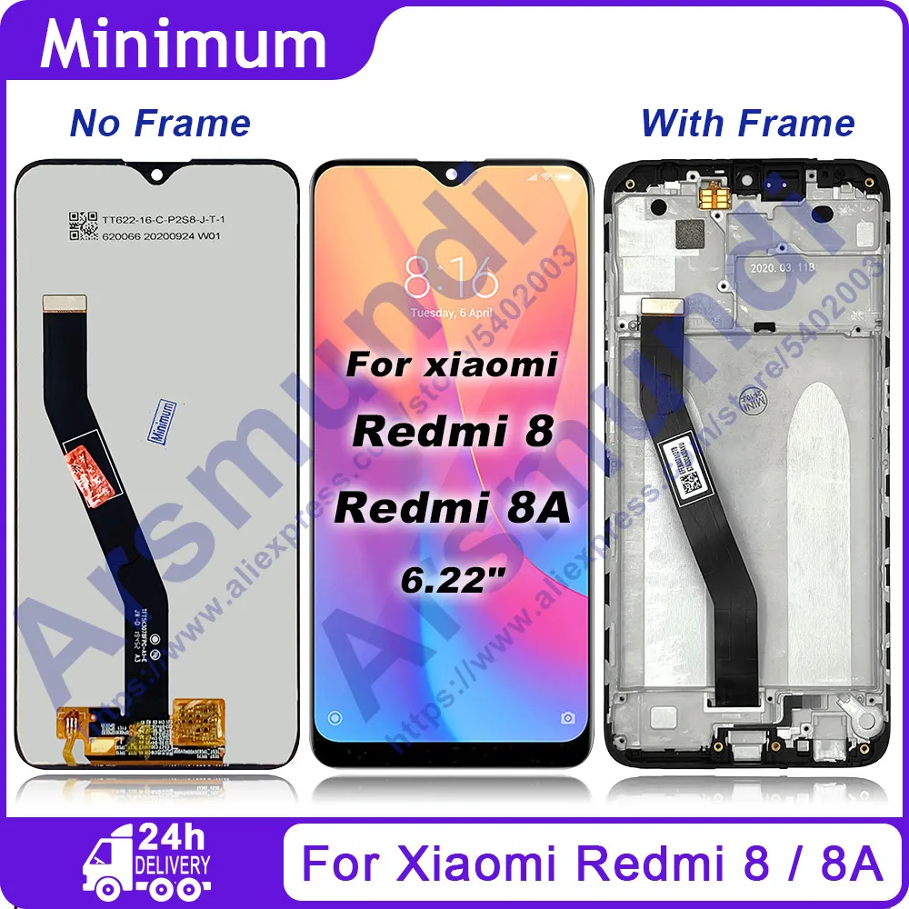 Original For Xiaomi Redmi 8A LCD Display Touch Screen
