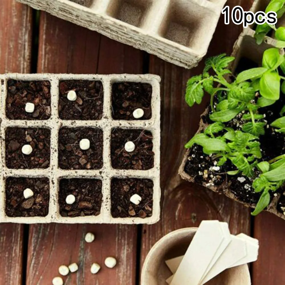 

Vegetable saplings Seed Nursery Cups Seedling Starter Trays Biodegradable