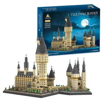 

7750pcs+ Magic Castle Building Blocks Architecture Model Mini Building Bricks Toys Anime Gifts for Kids YZ-071