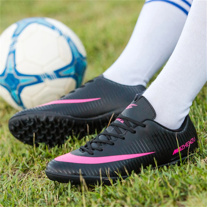 Men Soccer Shoes Professional Turf Low Top Outdoor Sports Footbal Training Adult Kids Artificial Grass Sneakers futsal