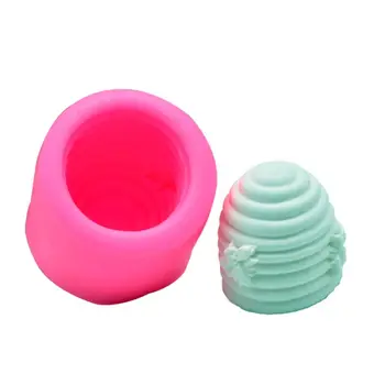 

2 Pack 3D Bee Honeycomb Candle Mold Soap Mold Silicone Mold for Homemade U90A