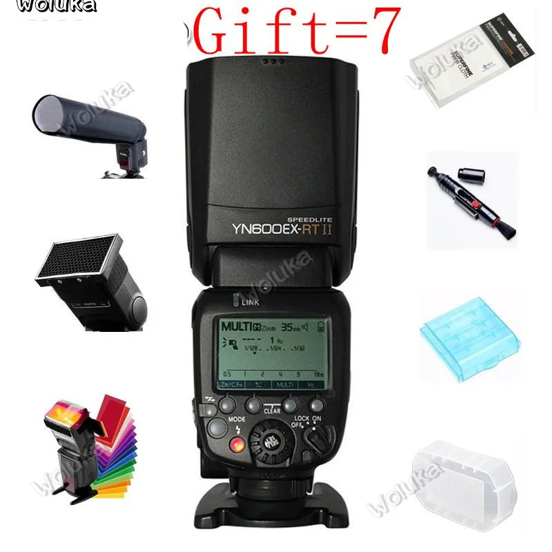 YN600EX-RT II 2 4G Беспроводная вспышка HSS 1/8000s Master TTL Speedlite для камеры Canon как 600EX-RT YN600EX RT CD50