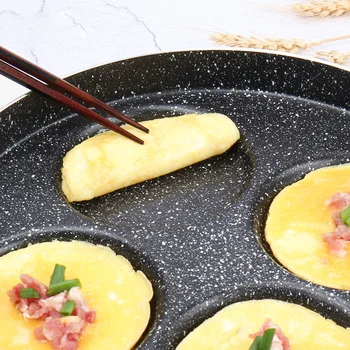 

Nonstick Frying Pan 4 hole hole Cookware Fry Pan for Egg Pancake Steak Cooking Pan Pot for Gas Cooker Grill Skillet Pan