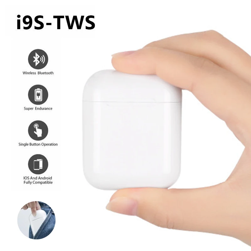 

i9s Tws earphones Wireless Bluetooth 5.0 Earphone Mini Earbuds With Mic Charging Box Sport Headset For Smart Phone pk i12 Tws