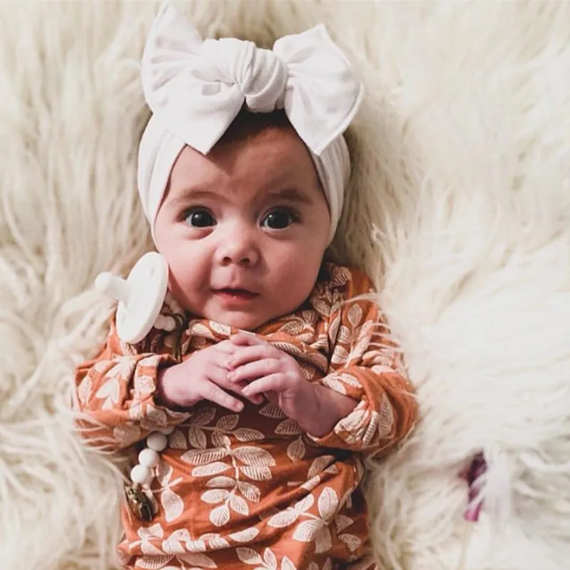 Ободки для девочек, бандо Bebe Fille, повязка на голову для малышей, детские украшения для волос, Детские Луки головная повязка в виде чалмы, повязка на голову