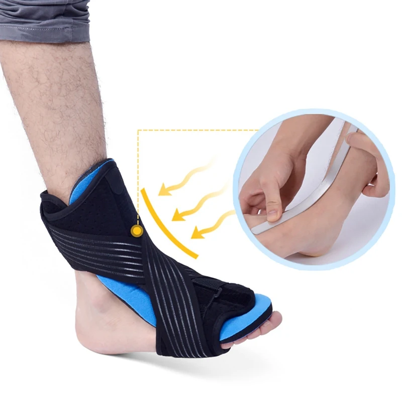 Подставка для ног Массажный мяч синий коврик Регулируемый компрессионный корректор Защитная обертка фитнес защита лодыжки