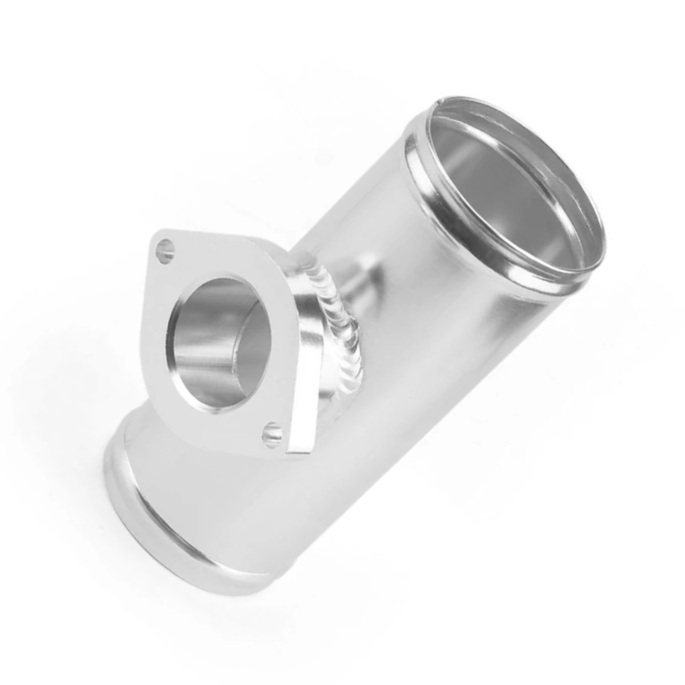 

Parts Flange Pipe Replacement Accessories Car Auto 1Pcs Aluminium Silver