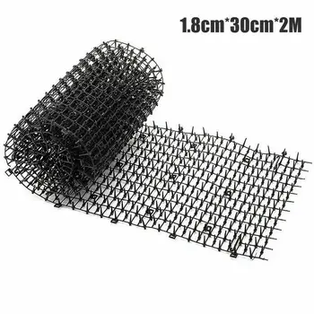 

2M Garden Cat Scat Mats Anti-cat Prickle Strips Keep Cat Away Safe Plastic Spike For Flower Pot, Garden Supplies