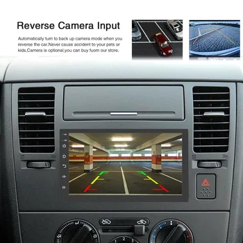 

7inch Touch Screen Multimedia Universal With GPS Navigation In Dash DVR USB Audio Car Stereo FM Radio Quad Core For Android 9.1