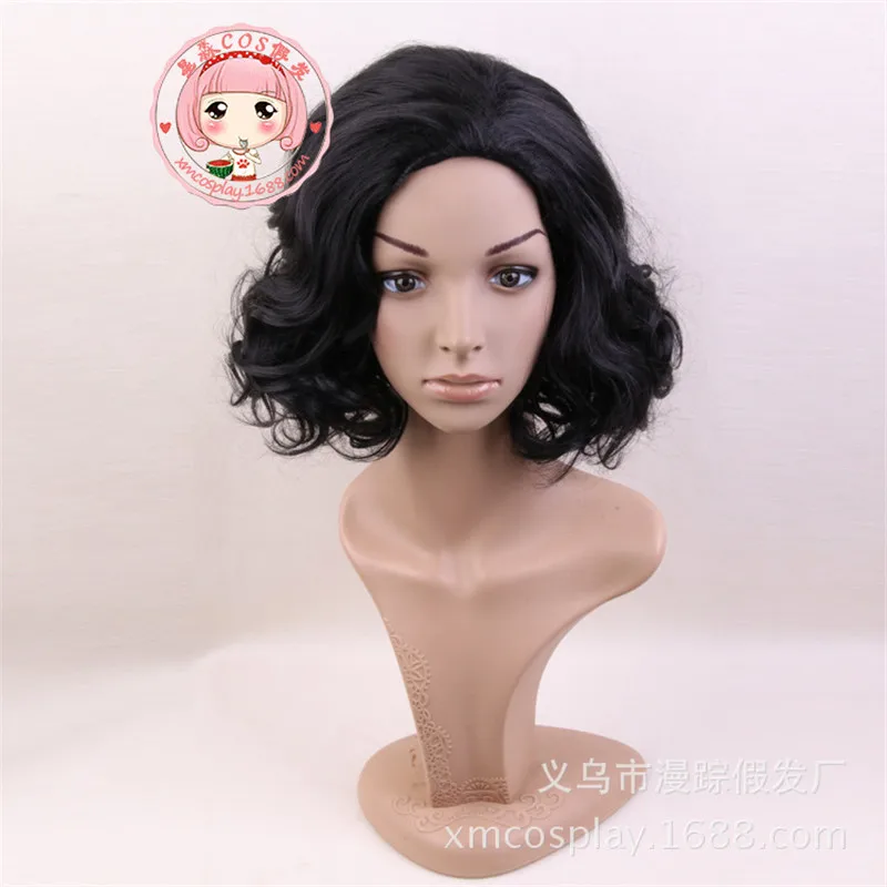 

Game of Thrones Jon Snow Black Short Curly Wig Cosplay Costume A Song of Ice and Fire Men Women Heat Resistant Hair Wigs