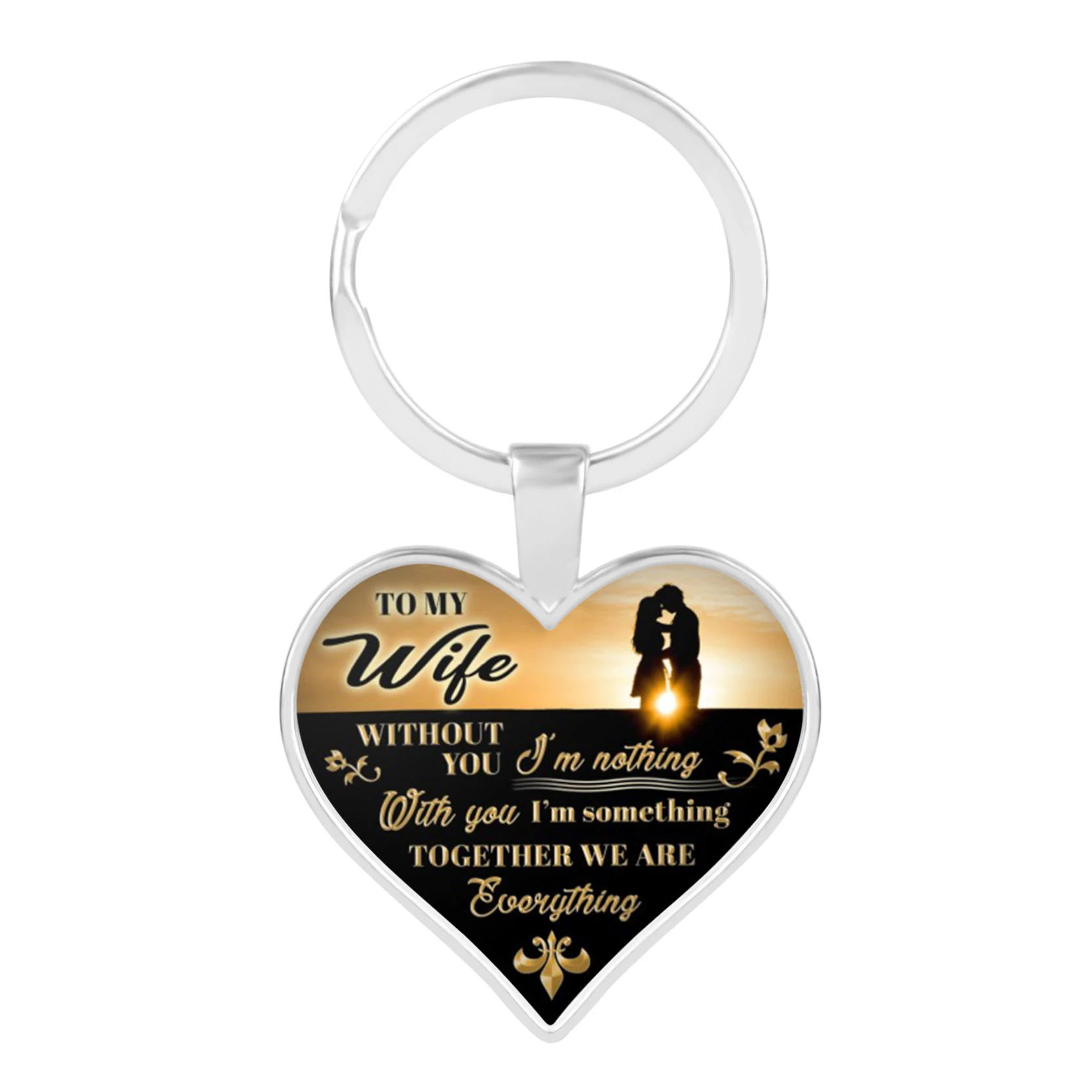 to my wife keyring