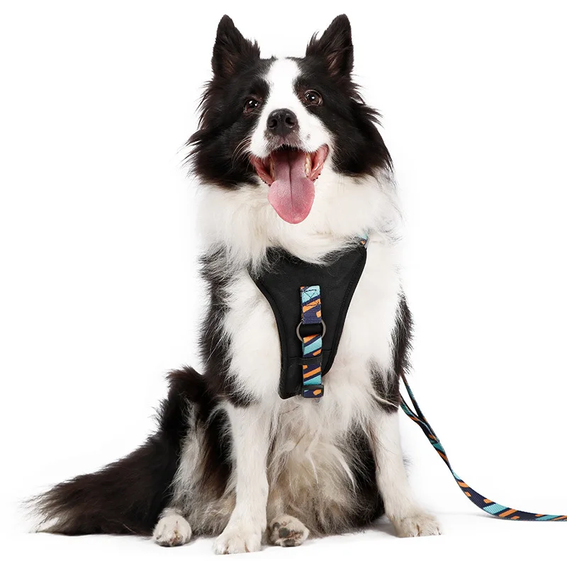 

Reflective Pet Dog Chest Strap Adjustable Breathable Dog Breast Pad Vests and Harnesses For Small Large Dogs Pet Supplies