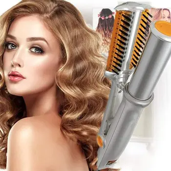 

2-in-1 Rotating Iron Hair Curler Straightener