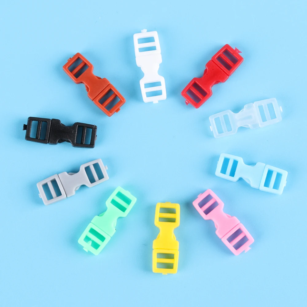 Plastic Mini Buckles for DIY Doll Bags and Handmade Accessories