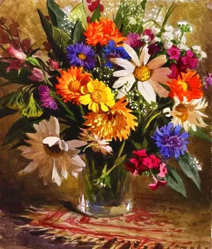

Paints By Numbers Flowers Home Decoration Oil Painting By Numbers On Canvas Full Set DIY 50x40cm Handmade Gift