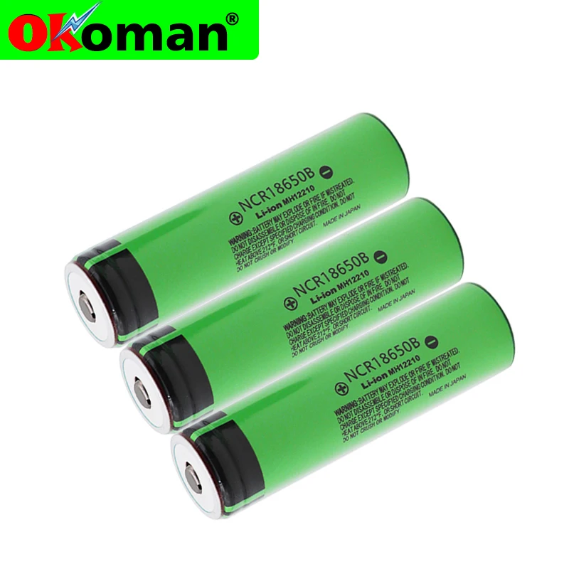 2020 100% Оригинал 3 7 v 18650 аккумуляторная батарея 3400mAh литиевая NCR18650B для игрушек