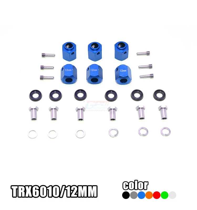 Алюминиевая колесная гайка 12 мм для TRAXXA Parts 1/10 TRX6 G63 6X6|Детали и аксессуары| |
