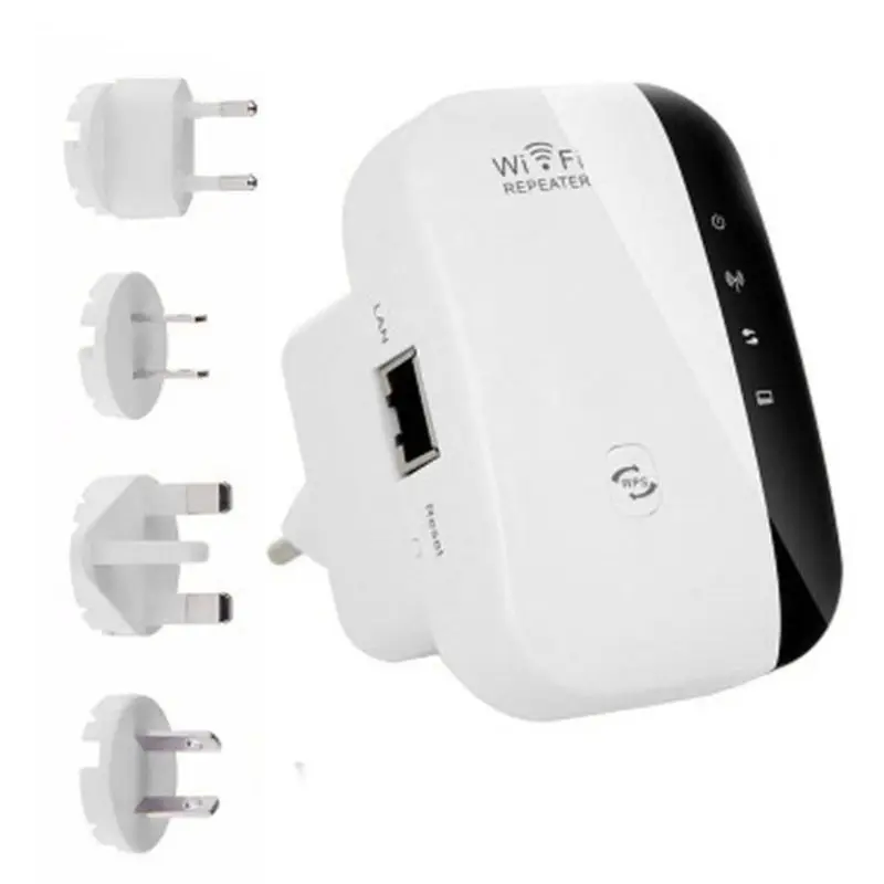 

OOTDTY WiFi Range Extender Up to 300Mbps Repeater 2.4G Network WiFi Signal Booster