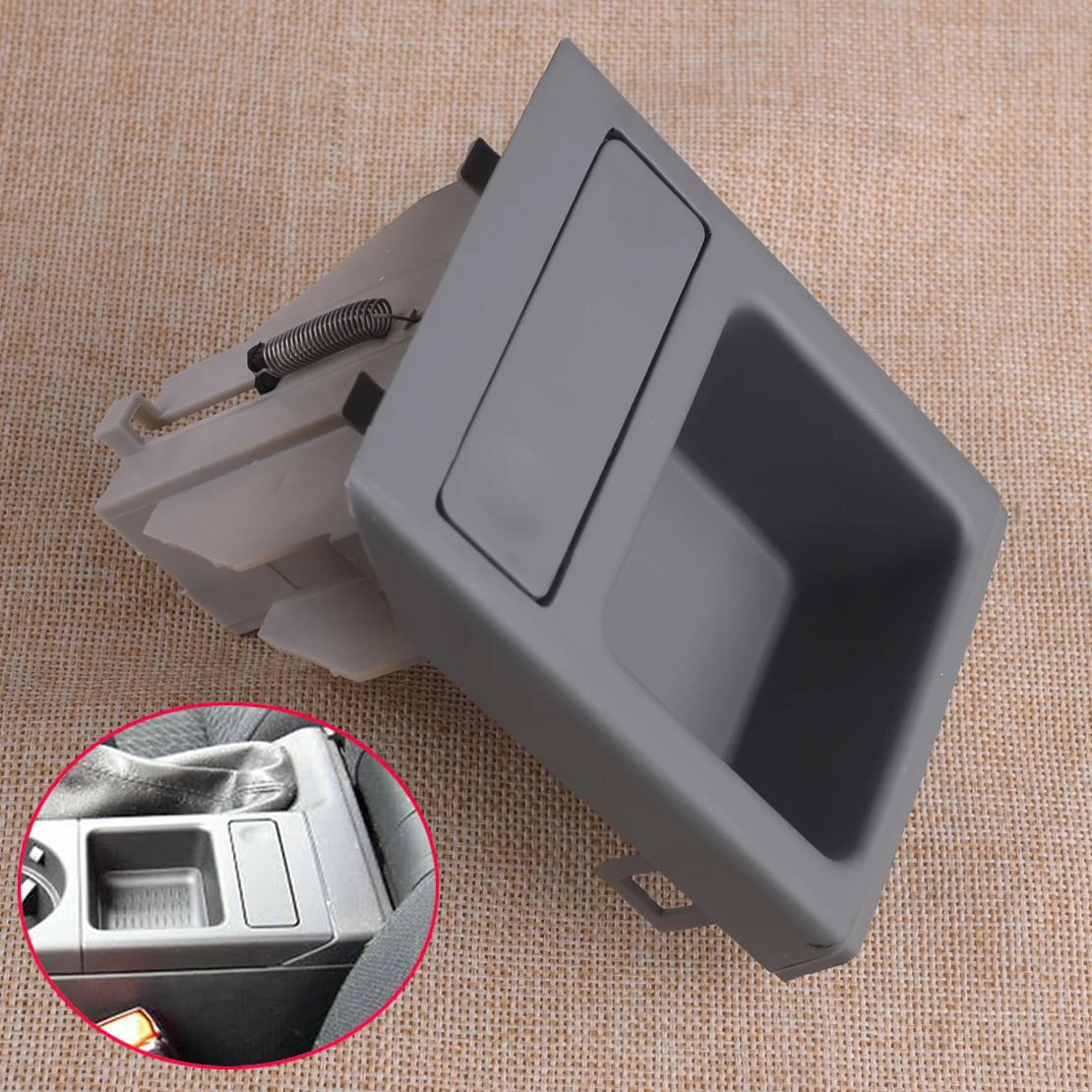 CITALL серая центральная консоль держатель для монет коробка хранения Подходит BMW 3