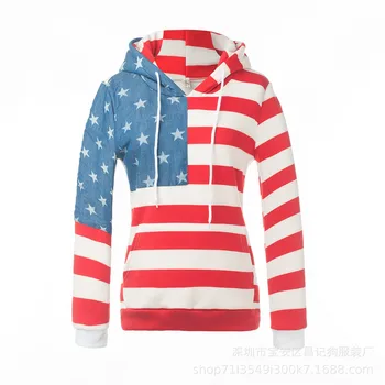 

america flag hoodie womens clothing print pink women sweatshirt 2020 winter streetwear harajuku hoodies oversized casual