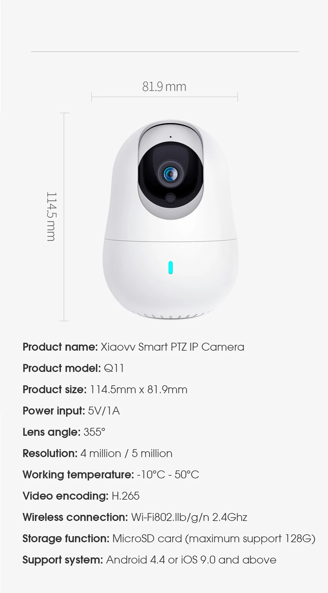 Caméra Sans Fil Mini Caméra Espion Cachée Portable Petite Caméra Nounou