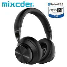 Mixcder E10 Bluetooth активные наушники с шумоподавлением HD стерео беспроводные складные aptX низкая задержка гарнитура с микрофоном