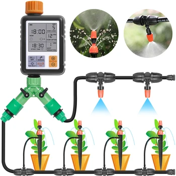 

Timed automatic watering device outdoor garden balcony potted plant watering irrigation sprinkler watering controller